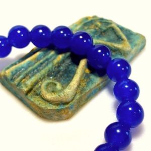 🆕New Blue Iolite  8mm Healing Gemstone Bracelet